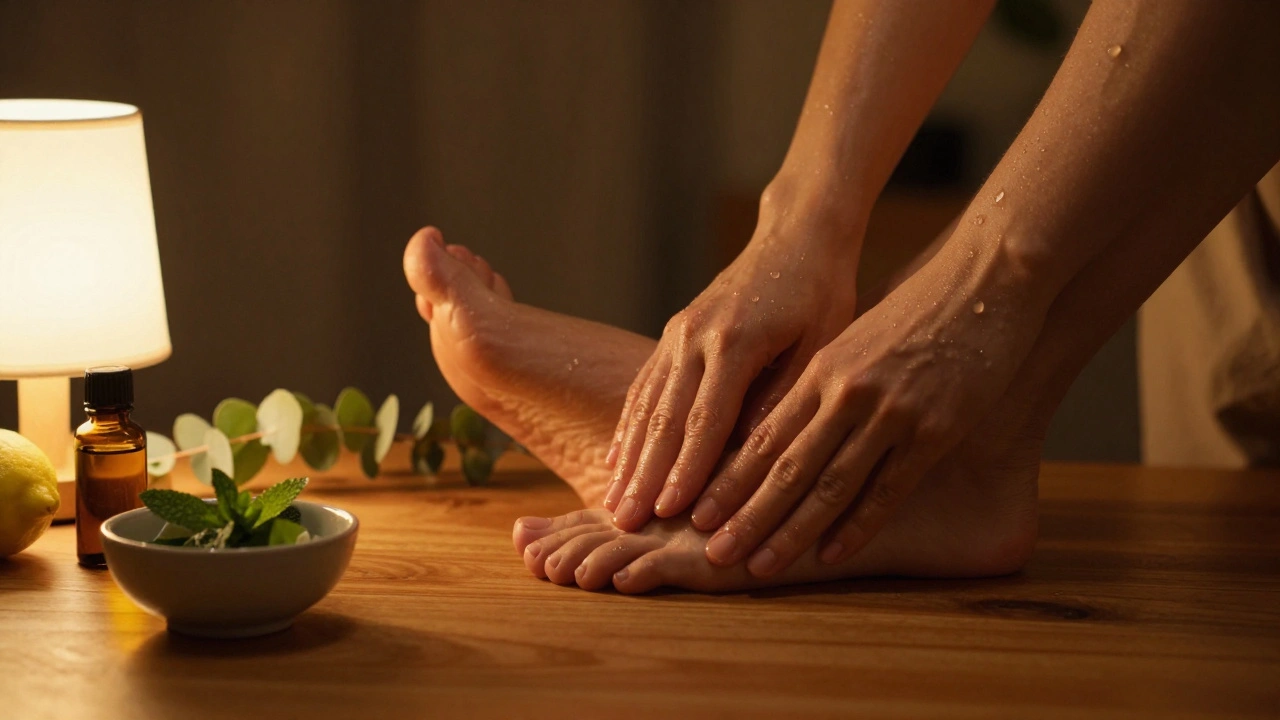 De Beste Essentiële Olieën voor een Verleidende Voetmassage